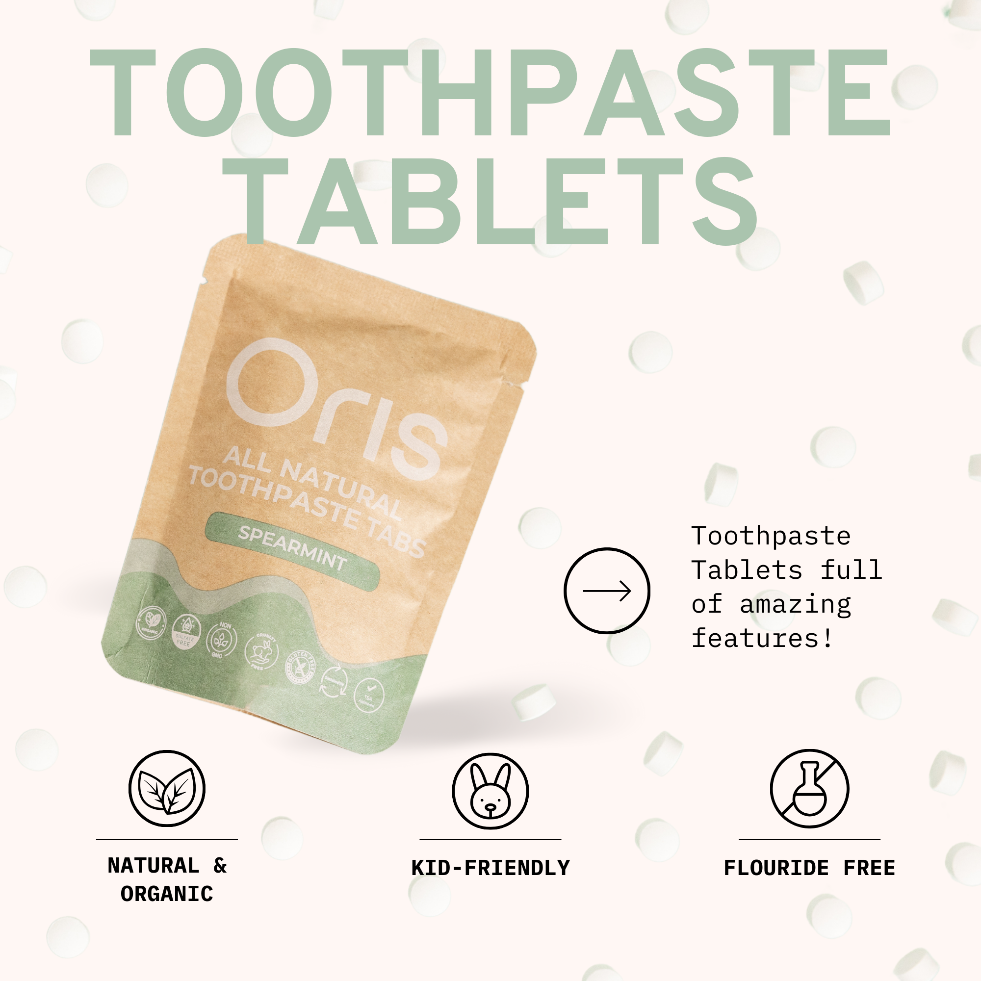 Toothpaste Tablets Roses Toothpaste Tabs – Oris Health
